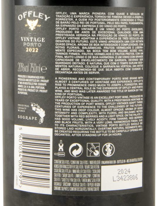 2022 Offley Vintage Port