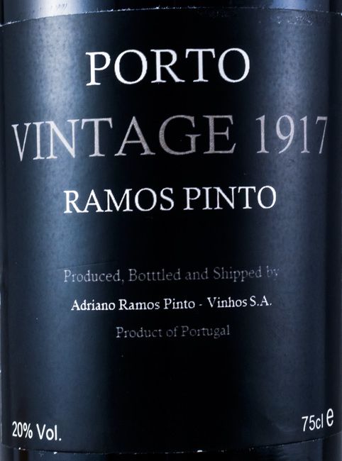 1917 Ramos Pinto Vintage Porto