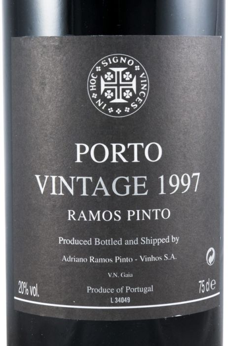 1997 Ramos Pinto Vintage Porto
