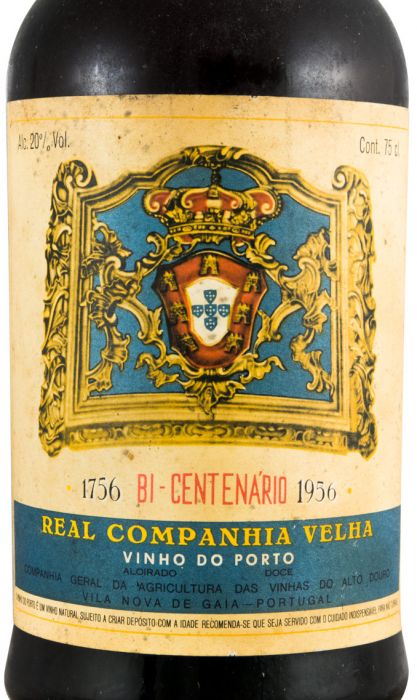 Real Companhia Velha Bicentenário 1756-1956 Porto (garrafa baixa)