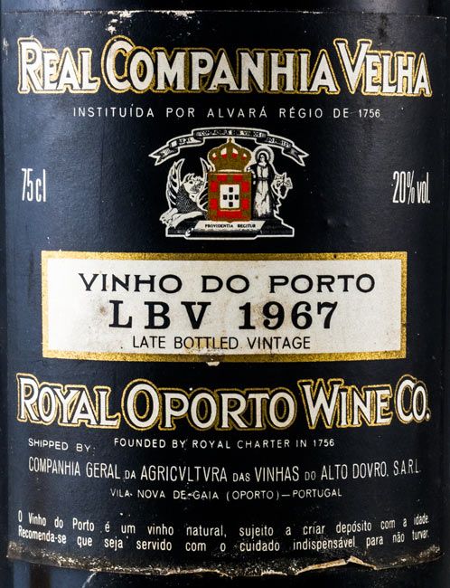 1967 Real Companhia Velha LBV Porto