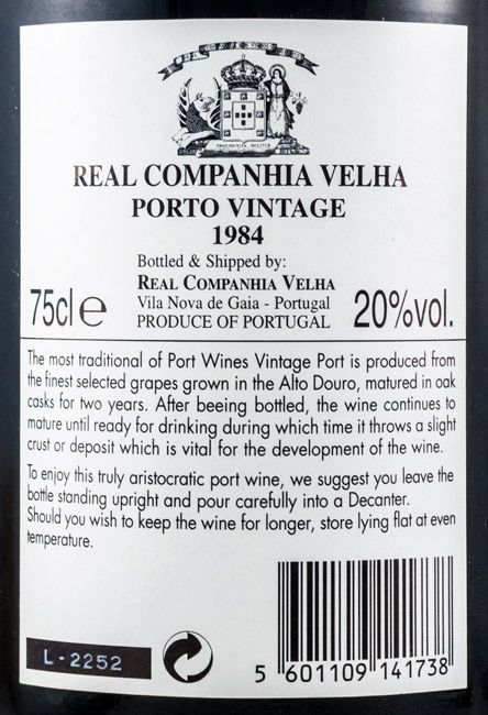 1984 Real Companhia Velha Vintage Port