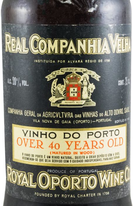 Real Companhia Velha +40 years Port