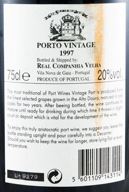 1997 Real Companhia Velha Vintage Porto