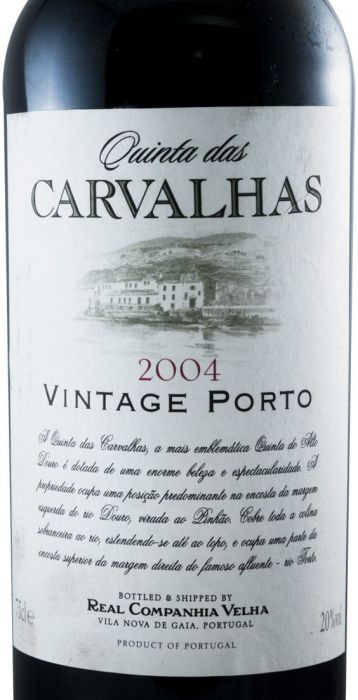2004 Real Companhia Velha Quinta das Carvalhas Vintage Porto