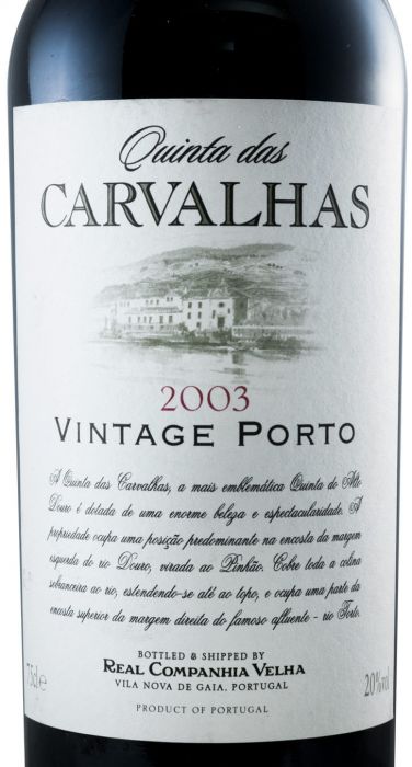 2003 Real Companhia Velha Quinta das Carvalhas Vintage Porto