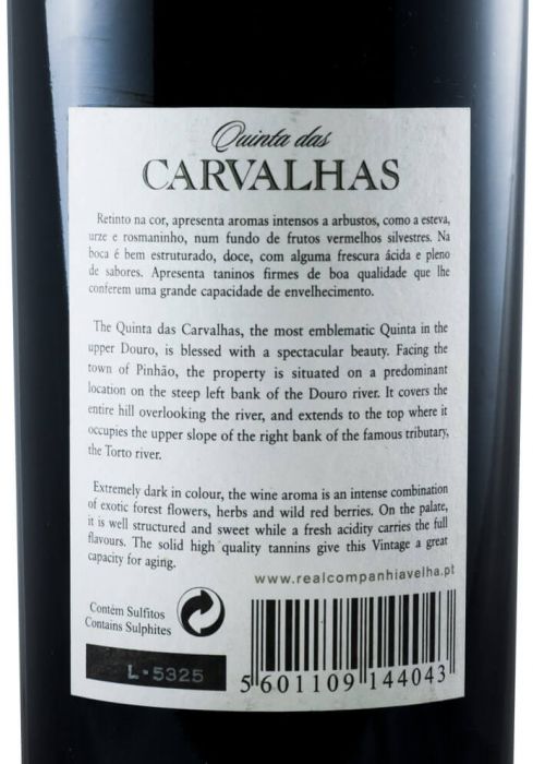 2003 Real Companhia Velha Quinta das Carvalhas Vintage Porto