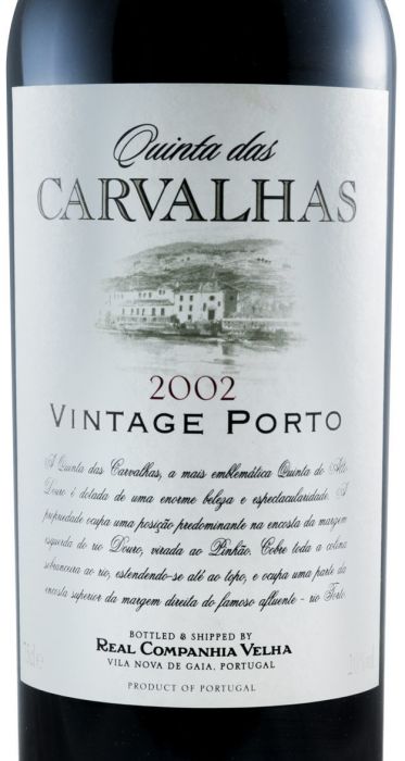 2002 Real Companhia Velha Quinta das Carvalhas Vintage Port