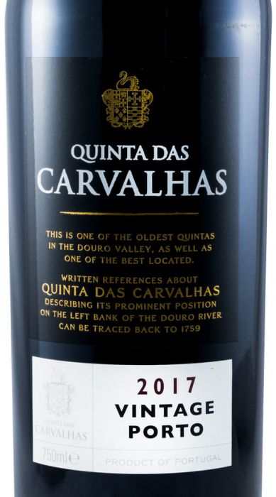 2017 Real Companhia Velha Quinta das Carvalhas Vintage Porto