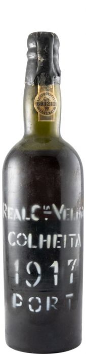 1917 Real Companhia Velha Colheita Port (pyrographed bottle)