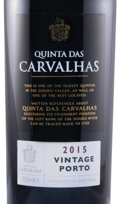 2015 Real Companhia Velha Quinta das Carvalhas Vintage Porto