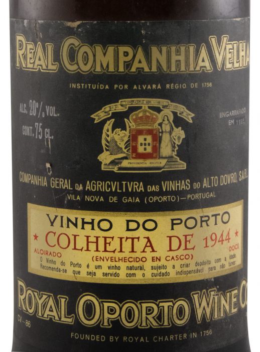 1944 Real Companhia Velha Colheita Port (bottled in 1985)