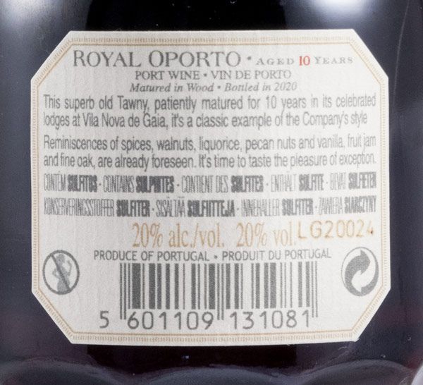 Royal Oporto 10 years Port 20cl