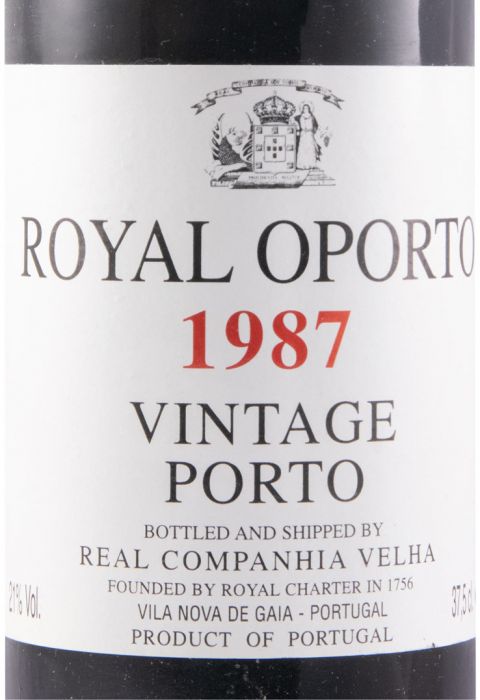 1987 Real Companhia Velha Vintage Port (old bottle) 37.5cl