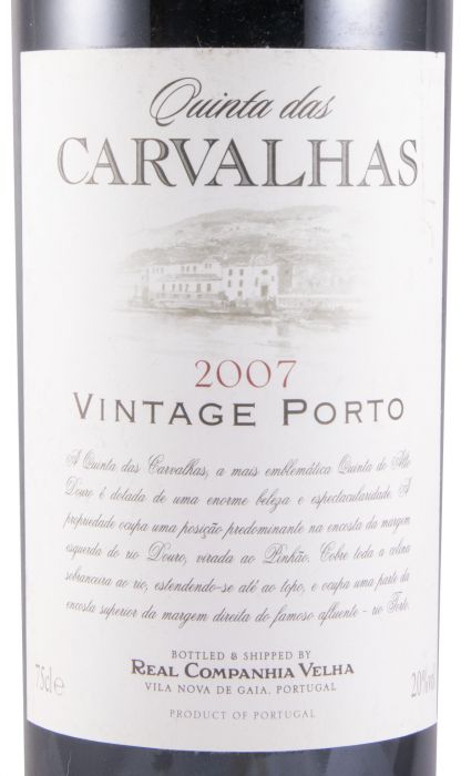 2007 Real Companhia Velha Quinta das Carvalhas Vintage Porto