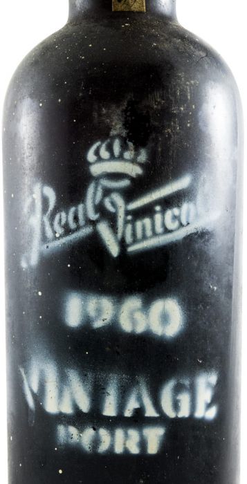 1960 Real Vinícola Vintage Porto (garrafa pirogravada)