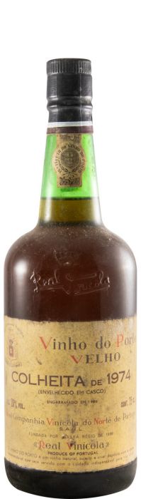 1974 Real Vinícola Colheita Port (yellow label and bottled in 1986)