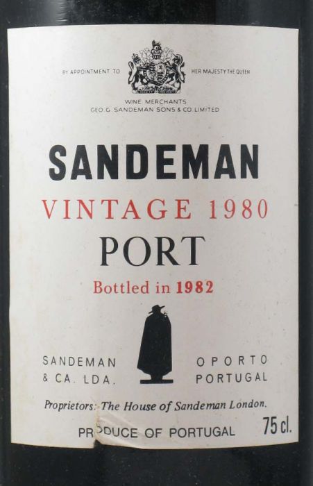 1980 Sandeman Vintage Port