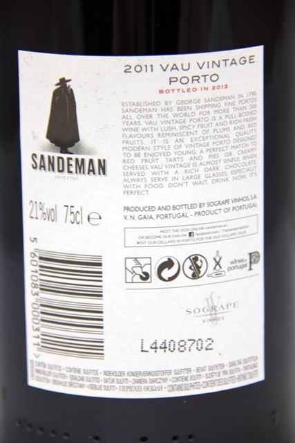 2011 Sandeman Vau Vintage Port