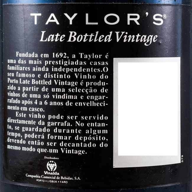 1991 Taylor's LBV Porto