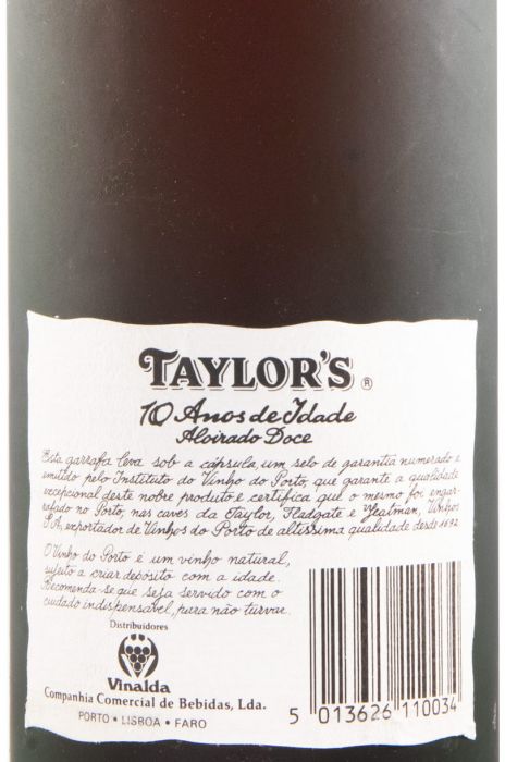 Taylor's 10 anos Porto (engarrafado em 1990)