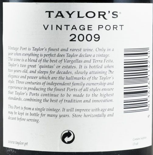 2009 Taylor's Vintage Porto