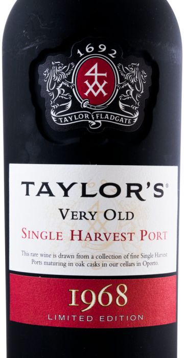 1968 Taylor's Very Old Single Harvest Limited Edition Port