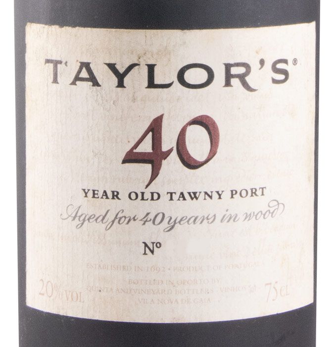 Taylor's 40 anos Porto (engarrafado em 1973)