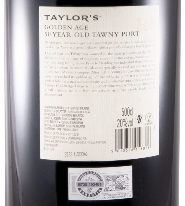 Taylor's Golden Age 50 years Port 5L