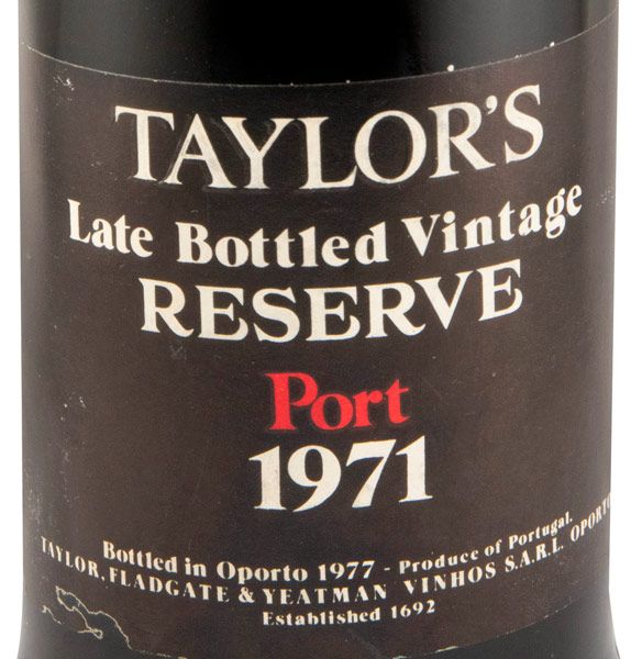 1971 Taylor's LBV Porto