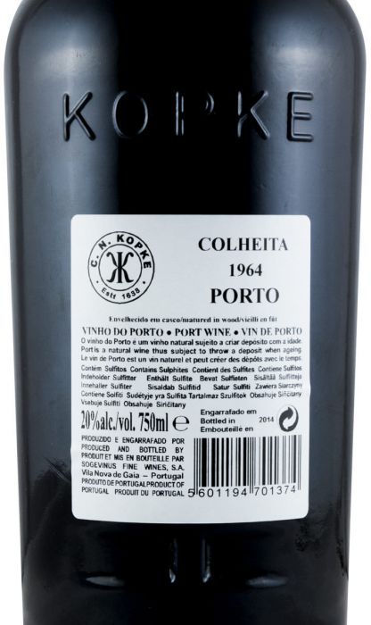 1964 Kopke Colheita Port