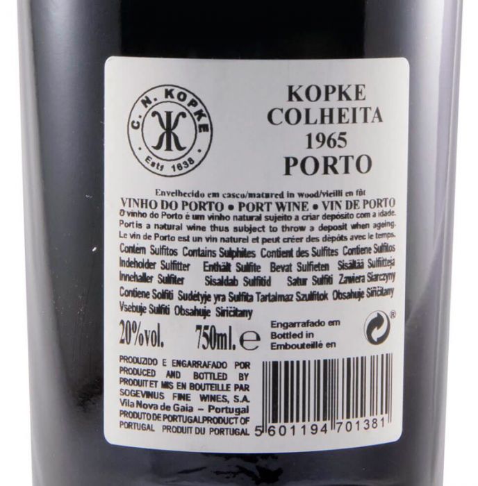 1965 Kopke Colheita Porto