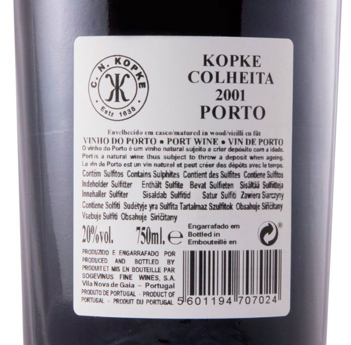 2001 Kopke Colheita Porto