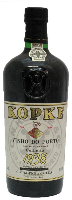 1938 Kopke Colheita Port (paper label)