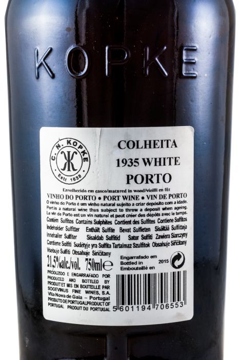 1935 Kopke Colheita White Porto