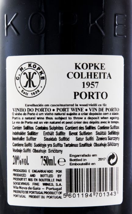 1957 Kopke Colheita Porto