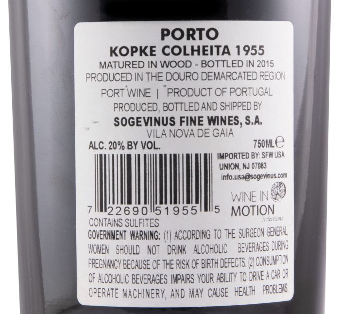 1955 Kopke Colheita Port