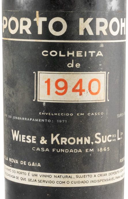 1940 Krohn Colheita Port