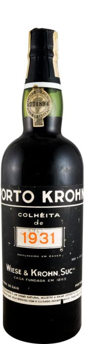 1931 Krohn Colheita Porto