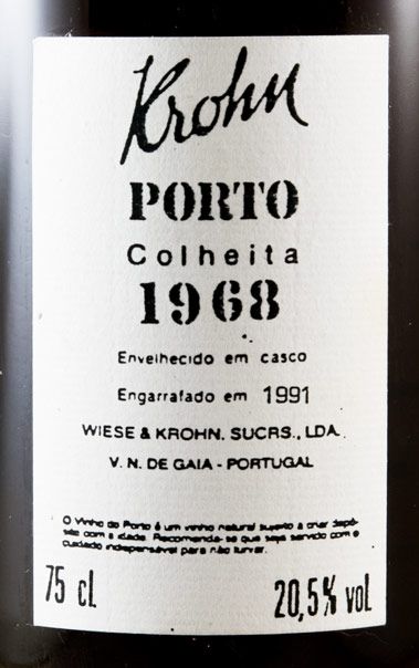 1968 Krohn Colheita Port
