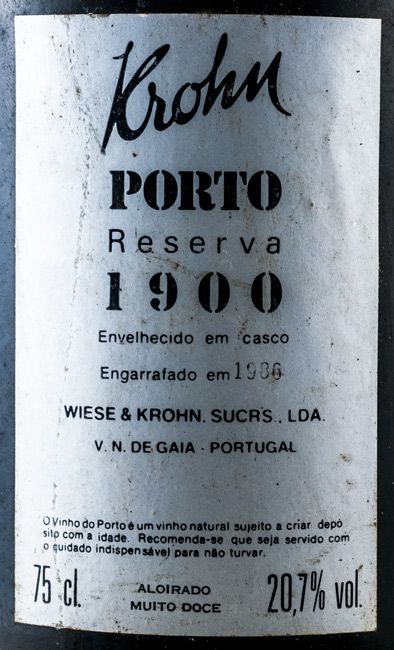 1900 Krohn Reserva Porto