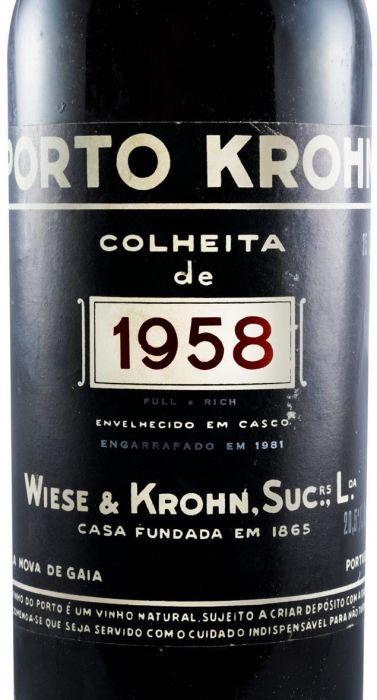 1958 Krohn Colheita Port