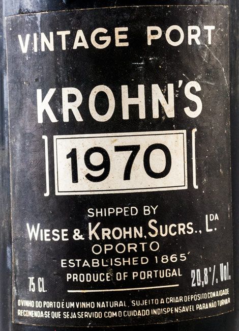 1970 Krohn Vintage Port