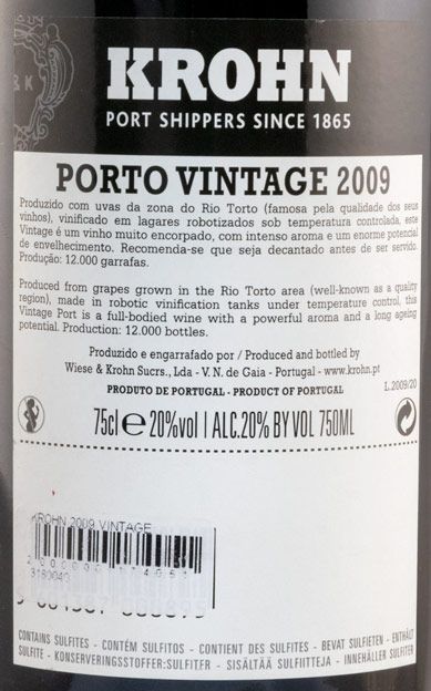 2009 Krohn Vintage Porto