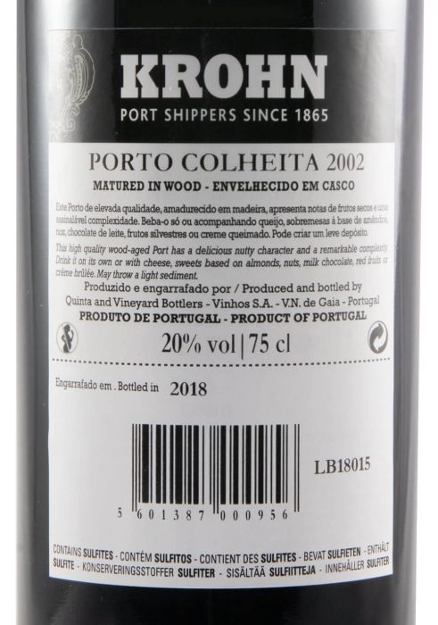 2002 Krohn Colheita Porto