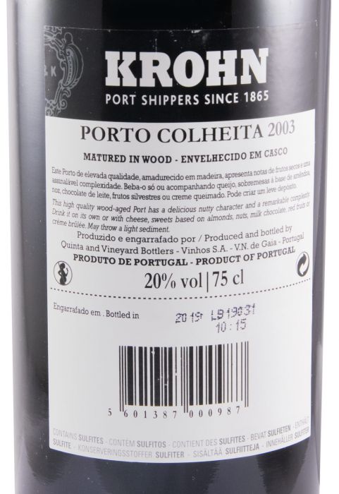 2003 Krohn Colheita Porto