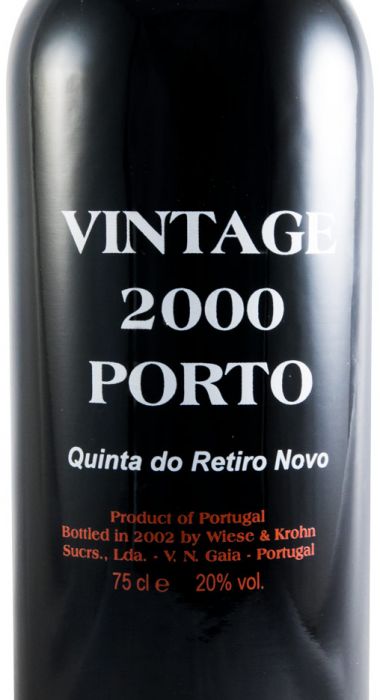 2000 Krohn Quinta do Retiro Novo Vintage Port