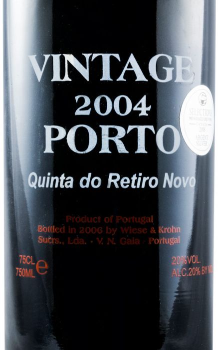 2004 Krohn Quinta do Retiro Novo Vintage Port