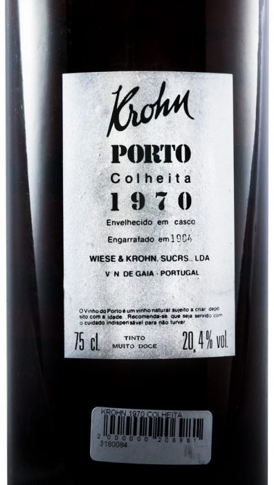 1970 Krohn Colheita Port