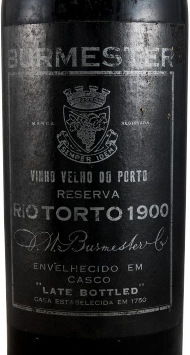 1900 Burmester Rio Torto Reserva Late Bottled Port